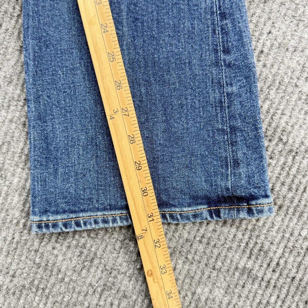 Old Navy Extra High-Rise Flare Jeans Womens 2 Blue Medium Wash Stretch Denim - Picture 10 of 12